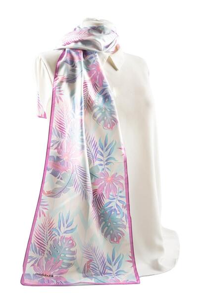 Modabutik I53 Yaprak Desenli Fular