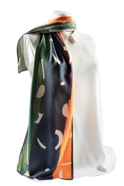 Modabutik Geomtrik Desenli Kadın Fular