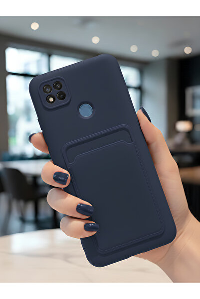 TechTrove Xiaomi Redmi 9C Kılıf Kart ve Resim Bölmeli Soft Renkli Silikon Kapak