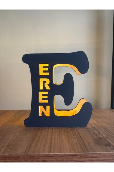Runc Design İsime Özel Gece Lambası