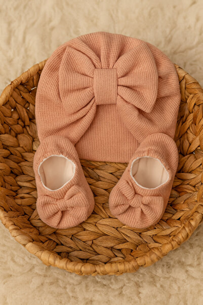 db MOON Kız Bebek Bone ve Patik