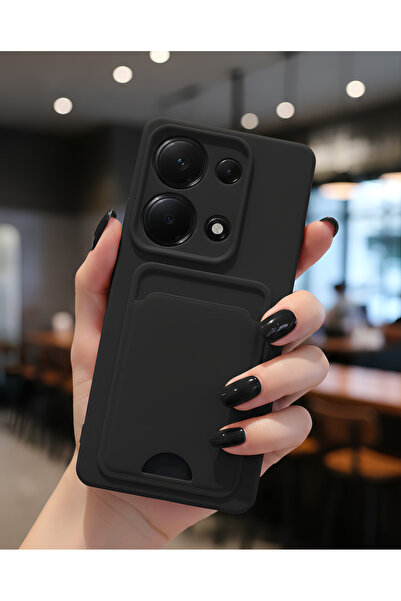 TechTrove Xiaomi Redmi Note 13 Pro 4G Kılıf Kart ve Resim Bölmeli Soft Renkli...