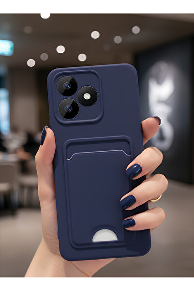 TechTrove Realme Note 50 4G / Realme C53 Kılıf Kart ve Resim Bölmeli Soft Ren...