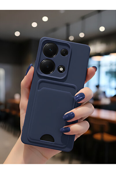 TechTrove Xiaomi Redmi Note 13 Pro 4G Kılıf Kart ve Resim Bölmeli Soft Renkli...