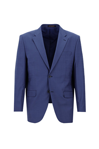 Abdullah Kiğılı 4 Drop croi relaxat Costum confortabil din lână în carouri cr...