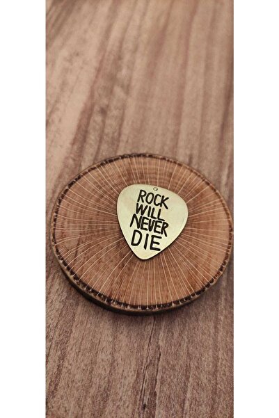 luffy design Rock Will Never Die Yazılı Metal Pena Gitar Penası Koleksiyonluk
