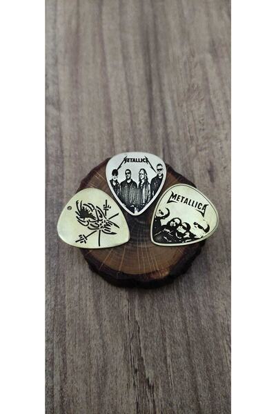 luffy design مجموعة معدنية من 3 قطع من معدلات العزف الموسيقية مصنوعة من المعدن، تم عليها عملية النقش بالليزر، تصميم رائع