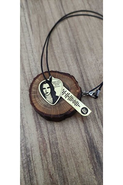 luffy design Şebnem Ferah Metal Pena Ve Spotify Kolye Set - Istediğiniz Şarkı...