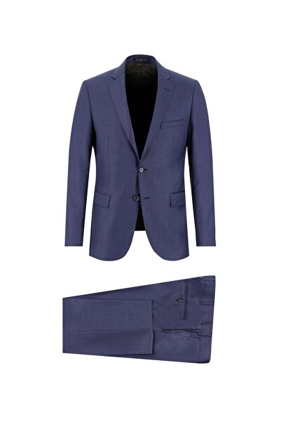 Abdullah Kiğılı 8 Drop Long Slim Fit Uzun Dar Kesim Yünlü Takım Elbise