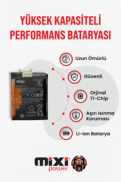 mixipower Xiaomi 13 Ultra Uyumlu Tam Kapasite Batarya TR Garantili