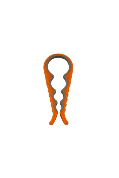 gogiva Manual jar and bottle cap opener, orange, four sizes, 23 cm