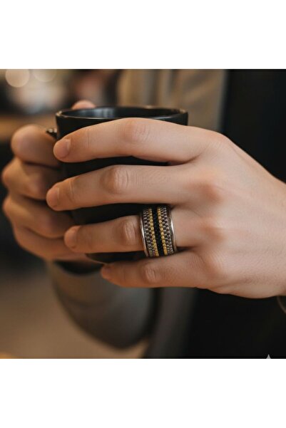 SUNA ERKEK İÇİN MİYUKİ AYARLANABİLİR EL YAPIMI YÜZÜK