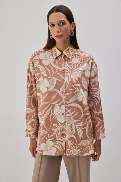 Touché Privé Patterned cotton shirt