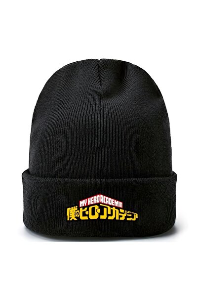 FG KONNİCHİWA My Hero Academia Anime Embroidered Logo Winter Beanie Daily Trend Fashion Fashion