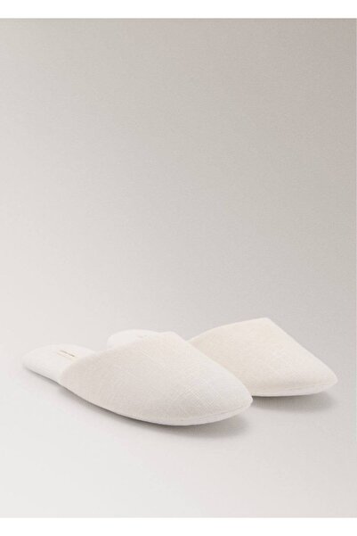 MANGO Woman Pamuk dokulu mule terlik