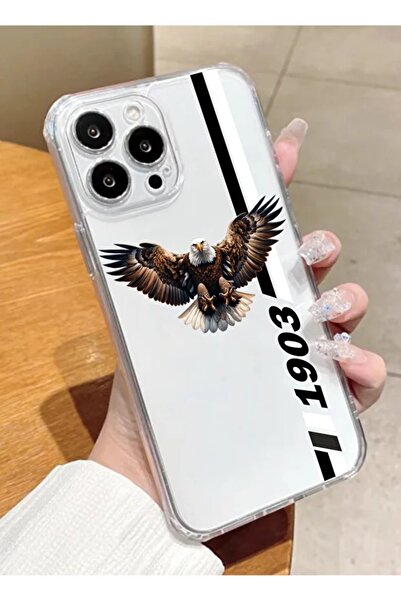 3GEN CASE İphone 14 Pro Max Uyumlu Desenli Şeffaf Silikon Kılıf