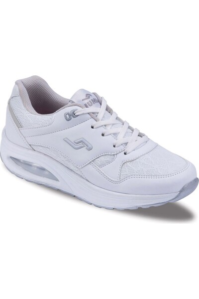 Jump 21354-A JA321354121AT حذاء مشي نسائي أبيض أبيض