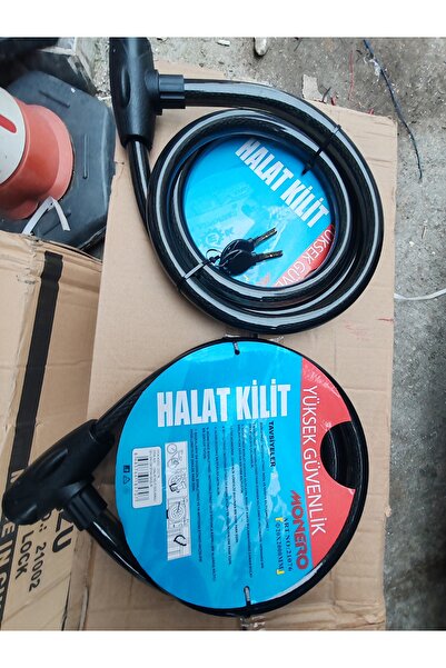 Yuki 20 mm 200cm motorsiklet çelik kilidi Ultra sağlam