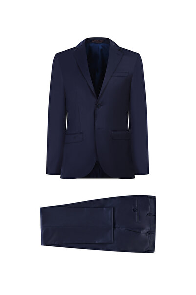 Abdullah Kiğılı 7 Drop Slim Fit Dar Kesim Yün Takım Elbise