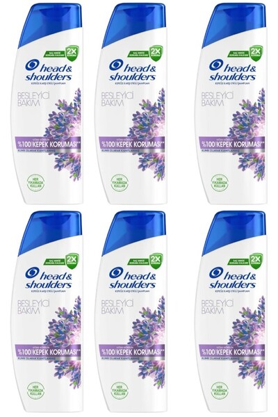 Head & Shoulders شامبو العناية المغذية × 6 قطع