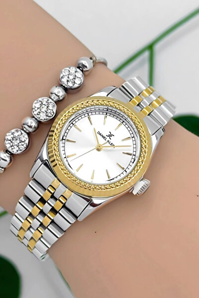 Daniel Klein Kadın Kol Saati Gold-gümüş Renk Çelik Kordon&kasa Sddk091