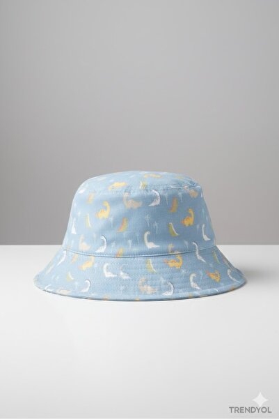 Kitti قبعة فيدورا للأطفال الرضع مع شكل كيت