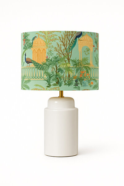 Mivera Maison Lumera Serisi Tavuzkuşu Desen Döşemelik Kumaş Başlık,Seramik Gö...