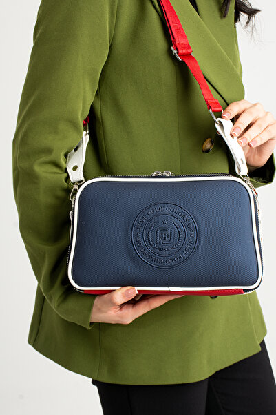 Just Polo JP Women's New Season 3 Compartment Luxury Soft Leather Adjustable ...