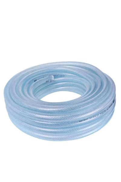 MATAX خرطوم مياه PVC مضفر شفاف شديد التحمل، مقاس 1/2 بوصة، طول 20 ياردة، مناسب للحدائق والسيارات والحيوانات الأليفة والأرضيات. خرطوم مياه!