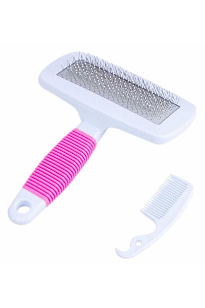 Avex Λευκή και ροζ βούρτσα μαλλιών για κατοικίδια AVX-ZW3B