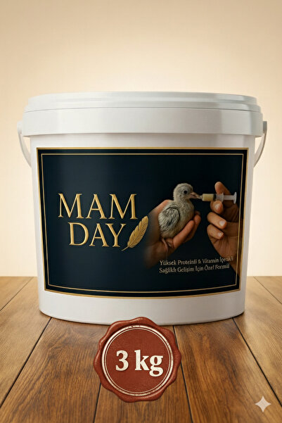 Mam Day Premium Yavru Güvercin Elle Besleme Maması ( Yeme Garantili ) Kova Bo...