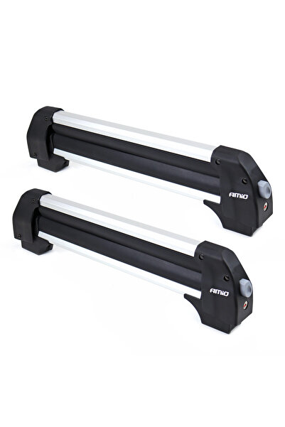 AMIO Suport pentru schiuri sau snowboard cu prindere prin bară transversală, 570 mm, model SSR-01S
