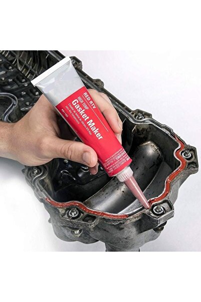 Avex Sigilant siliconic rezistent la căldură 343 grade Celsius, culoare roșie