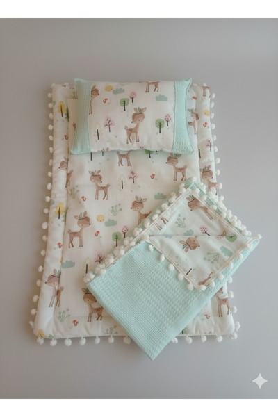 Wenaris Baby Diaper Set with Blanket, Cushion, Baby Pillow, Newborn, Crib, Baby Products