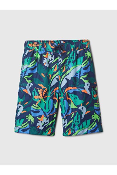 GAP Erkek Çocuk Çok Renkli Desenli Mayo