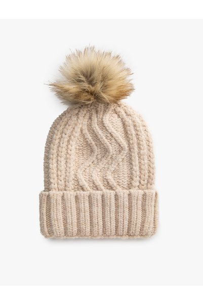 Koton Hair Knitted Beret