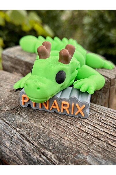 pynarix لعبة تمثال التنين الزمردي - الوضعية الزمردية! 💚 🐉   نموذج عضوي متحر...