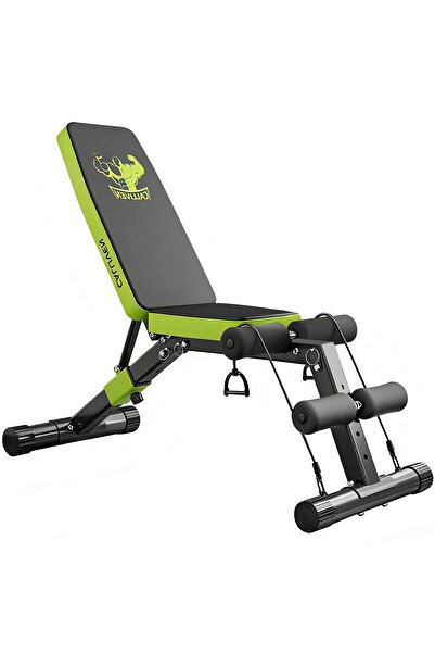 Ehi مقعد لياقة بدنية قابل للطي 7 في 1، كرسي لياقة بدنية قابل للطي بـ 7 سرعات، كرسي دمبل احترافي قابل للتعديل