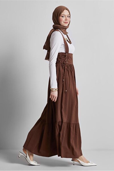 Alvina فستان جيليه بتفاصيل ربط 45340