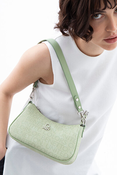 United Colors of Benetton حقيبة كروس نسائية BNT 1291 - أخضر