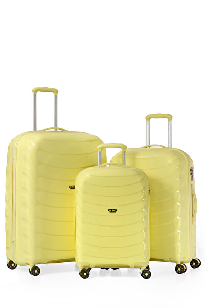 ÇÇS 5263 UNİSEX BÜYÜK, ORTA ve KABİN BOY 3'LÜ VALİZ SET