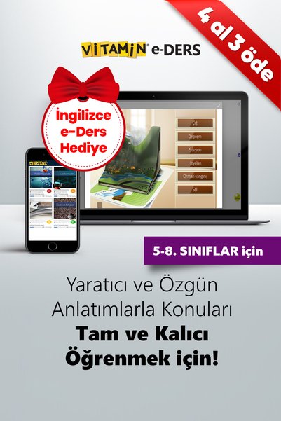 Vitamin 6. Sınıf Sosyal Bilgiler (e-Ders) | 1679 Soru, 1256 Dakika Video | Animasyonlu Haritalar