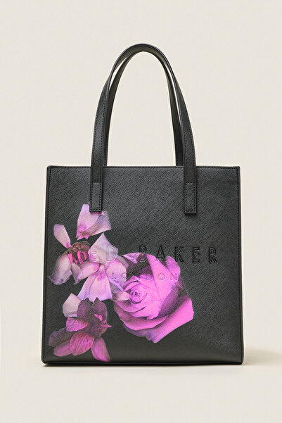 Ted Baker ÇİÇEK DESEN İKONİK ORTA ALIŞVERİŞ ÇANTASI
