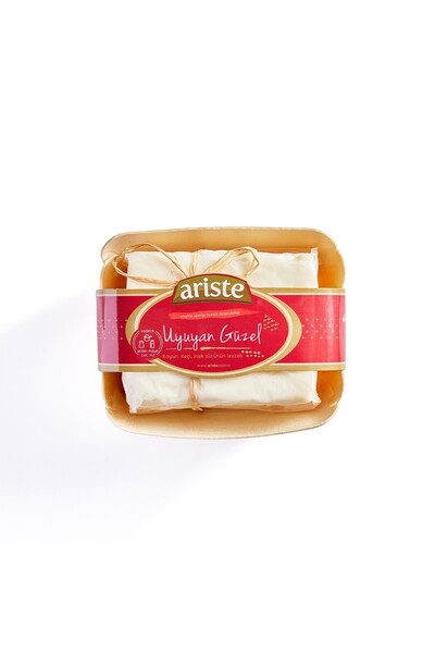 Ariste Uyuyan Güzel Ahşap Hediyelik Kutulu Tam Yağlı Peynir 450 gr (KOYUN SÜT...