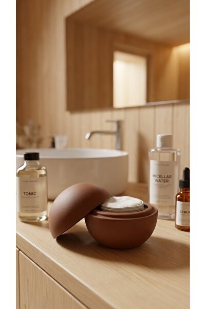 Minteks JAO Кругла кришка з бавовняною підкладкою - темно-коричнева