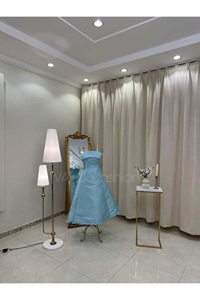 vanus fashion فستان سهرة ميدي ( 3 الوان ) 4036