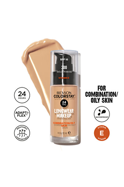 Revlon ColorStay Longwear Makeup SPF 15 - Golden Beige (300)