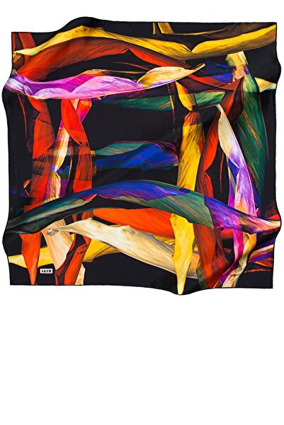 Aker وشاح أسود نسائي