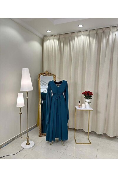 vanus fashion فستان طويل ( 3 الوان) 4275