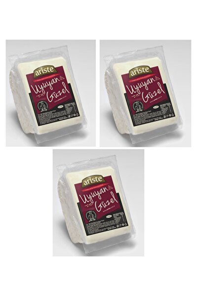 Ariste 3'lü Uyuyan Güzel Tam Yağlı Peynir 1350 gr (450 gr x 3) – Koyun Sütü A...